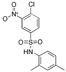 4-CHLORO-N-(2,4-DIMETHYL-PHENYL)-3-NITRO-BENZENESULFONAMIDE Struktur