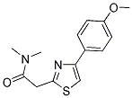 2-[4-(4-METHOXYPHENYL)-1,3-THIAZOL-2-YL]-N,N-DIMETHYLACETAMIDE Struktur