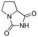 TETRAHYDRO-1H-PYRROLO[1,2-C]IMIDAZOLE-1,3(2H)-DIONE Struktur