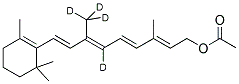 VITAMIN A ACETATE (10,19,19,19-D4) Struktur