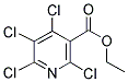 2,4,5,6-TETRACHLORO-NICOTINIC ACID ETHYL ESTER Struktur