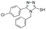 4-BENZYL-5-(4-CHLORO-PHENYL)-4H-[1,2,4]TRIAZOLE-3-THIOL Struktur