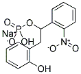 2-HYDROXYPHENYL-1-(2-NITROPHENYL)ETHYL PHOSPHATE, SODIUM SALT Struktur