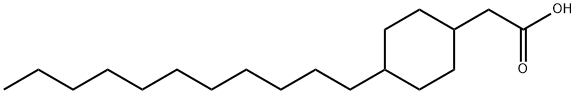 2-(4-UNDECYLCYCLOHEXYL)ACETIC ACID Struktur