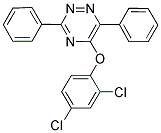 2,4-DICHLOROPHENYL 3,6-DIPHENYL-1,2,4-TRIAZIN-5-YL ETHER Struktur