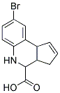 8-BROMO-3A,4,5,9B-TETRAHYDRO-3H-CYCLOPENTA [C]QUINOLINE-4-CARBOXYLIC ACID Struktur