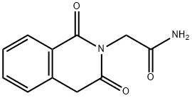 2-[1,3-DIOXO-3,4-DIHYDRO-2(1H)-ISOQUINOLINYL]ACETAMIDE Struktur