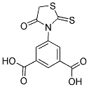 5-(4-OXO-2-THIOXO-1,3-THIAZOLIDIN-3-YL)ISOPHTHALIC ACID Struktur