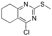 4-CHLORO-2-(METHYLSULFANYL)-5,6,7,8-TETRAHYDROQUINAZOLINE Struktur