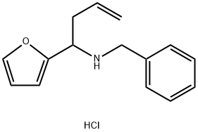 BENZYL-(1-FURAN-2-YL-BUT-3-ENYL)-AMINEHYDROCHLORIDE Struktur