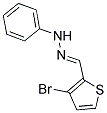 N-(3-BROMO-THIOPHEN-2-YLMETHYLENE)-N'-PHENYL-HYDRAZINE Struktur