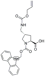 FMOC-L-TRANSPRO(4-CH2NH-ALLOC) Struktur