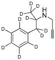 (+/-)-N-DESMETHYLSELEGILINE-D11 Struktur