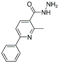 2-METHYL-6-PHENYLPYRIDINE-3-CARBOHYDRAZIDE Struktur