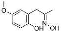 (2-HYDROXY-5-METHOXYPHENYL)ACETONE OXIME Struktur