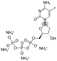 2'-DEOXYCYTIDINE-5-3H 5'-TRIPHOSPHATE TETRAAMMONIUM SALT Struktur