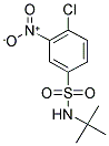 N-(TERT-BUTYL)-4-CHLORO-3-NITROBENZENESULFONAMIDE Struktur