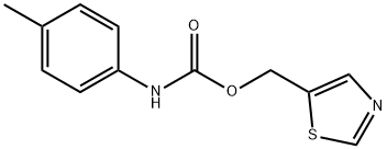 1,3-THIAZOL-5-YLMETHYL N-(4-METHYLPHENYL)CARBAMATE Struktur