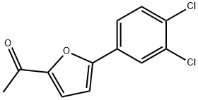 1-[5-(3,4-DICHLORO-PHENYL)-FURAN-2-YL]-ETHANONE Struktur