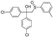 1,1-BIS(4-CHLOROPHENYL)-2-[(3-METHYLPHENYL)SULFINYL]-1-ETHANOL Struktur