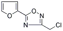 3-CHLOROMETHYL-5-(FUR-2-YL)-1,2,4-OXADIAZOLE Struktur