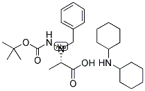 (S)-(+)-N(ALPHA)-BENZYL-N(BETA)-BOC-(L)-HYDRAZINOALANINE, DICYCLOHEXYLAMINE SALT Struktur