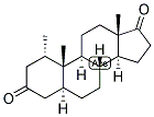 5-ALPHA-ANDROSTAN-1-ALPHA-METHYL-3,17-DIONE Struktur