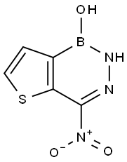 4-(NITRO)THIENO[3,2-D][1,2,3]DIAZABORININ-1(2H)-OL Struktur