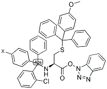 2-CLTRT RESIN-CYS(MMT)-OBT Struktur