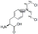 MELPHALAN, [CHLOROETHYL-1,2-14C]- Struktur