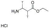 ALANINE,BETA-[2,3-3H] ETHYL ESTER HYDROCHLORIDE Struktur