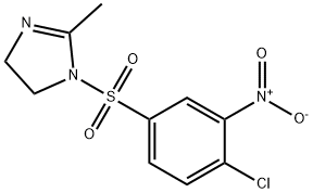 1-[(4-CHLORO-3-NITROPHENYL)SULFONYL]-2-METHYL-4,5-DIHYDRO-1H-IMIDAZOLE Struktur