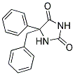 5-BENZYL-5-PHENYLIMIDAZOLIDINE-2,4-DIONE Struktur