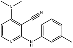 4-(DIMETHYLAMINO)-2-(3-TOLUIDINO)NICOTINONITRILE Struktur