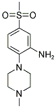 2-(4-METHYLPIPERAZINO)-5-(METHYLSULPHONYL)BENZENAMINE Struktur