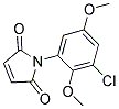 1-(3-CHLORO-2,5-DIMETHOXY-PHENYL)-PYRROLE-2,5-DIONE Struktur