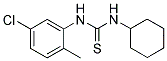 N-(5-CHLORO-2-METHYLPHENYL)-N'-CYCLOHEXYLTHIOUREA Struktur