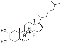 5-CHOLESTEN-2-ALPHA, 3-ALPHA-DIOL Struktur