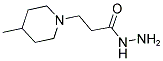 3-(4-METHYL-PIPERIDIN-1-YL)-PROPIONIC ACID HYDRAZIDE Struktur