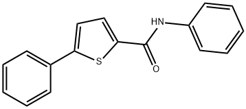 N,5-DIPHENYL-2-THIOPHENECARBOXAMIDE Struktur