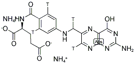 FOLIC ACID, DIAMMONIUM SALT, [3',5',7,9-3H]- Struktur