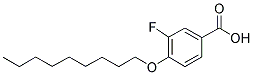 3-FLUORO-4-NONYLOXYBENZOIC ACID Struktur