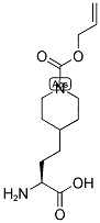 L-HOMO[ALA-4-PIP(N-BOC)] Struktur