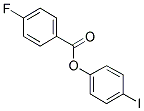 4-IODOPHENYL 4-FLUOROBENZOATE Struktur