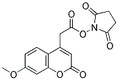 7-METHOXYCOUMARIN-4-ACETIC ACID N-SUCCINIMIDYL ESTER Struktur