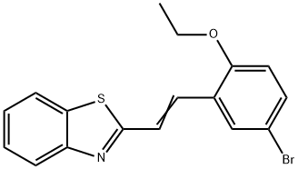 2-(5-BROMO-2-ETHOXYSTYRYL)-1,3-BENZOTHIAZOLE Struktur