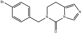 6-(4-BROMOBENZYL)-7,8-DIHYDROIMIDAZO[1,5-C]PYRIMIDIN-5(6H)-ONE Struktur