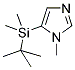 5-(TERT-BUTYLDIMETHYLSILYL)-1-METHYL-1H-IMIDAZOLE Struktur