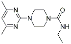 [4-(4,6-DIMETHYLPYRIMIDIN-2-YL)PIPERAZIN-1-YL]-N-ETHYLFORMAMIDE Struktur