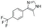 5-METHYL-4-(4-(TRIFLUOROMETHYL)PHENYL)-(1H)-IMIDAZOLE Struktur